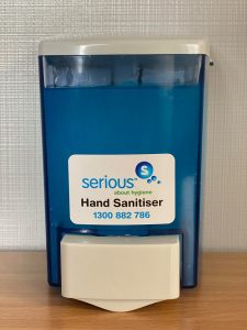 hand sanitiser dispenser