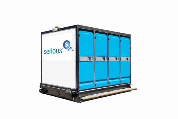 Serious About Waste 8 Pan Toilet Block